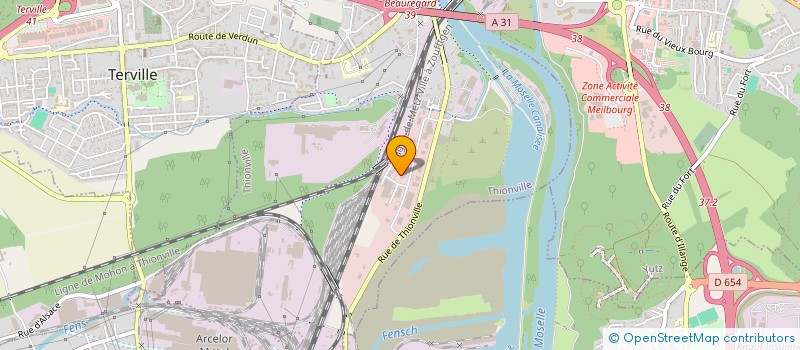 localisation de l'entreprise SMHE à THIONVILLE