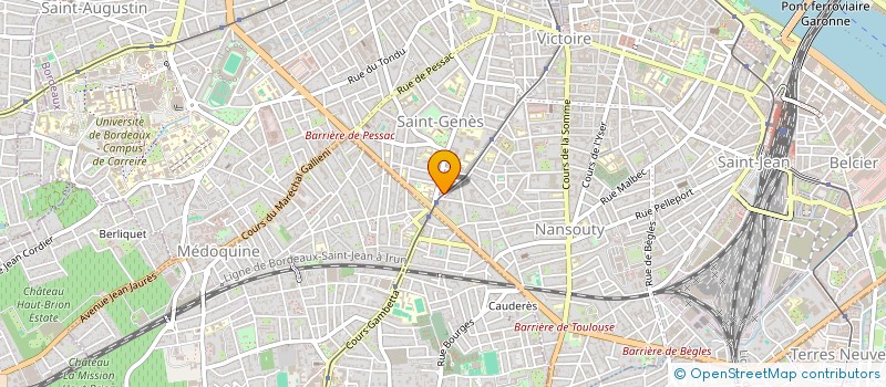 localisation de l'entreprise SMHF LE BIENHEUREUX  TALENCE