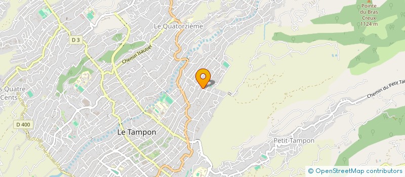 localisation de l'entreprise SMHF PAYET  LE TAMPON