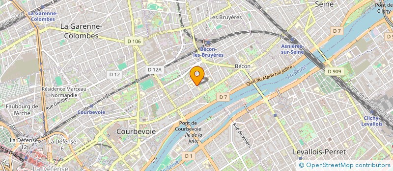 localisation de l'entreprise SMHUDRI  COURBEVOIE