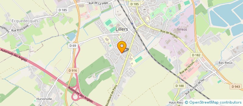 localisation de l'entreprise SMI ET BALESDENT à LILLERS