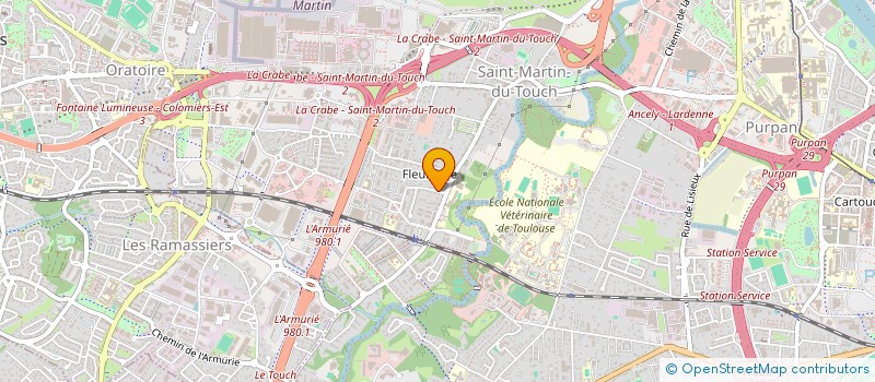 localisation de l'entreprise SMI GIORDANO  TOULOUSE