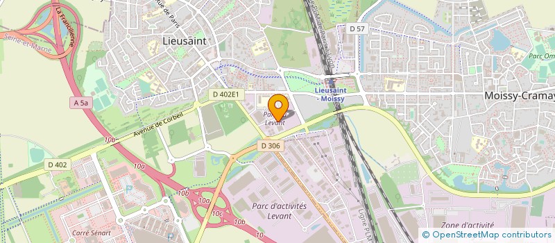 localisation de l'entreprise SMI LOGISTIQUE à LIEUSAINT