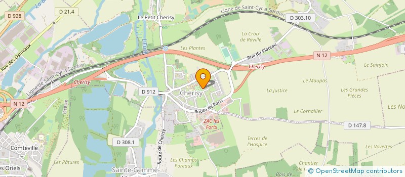 localisation de l'entreprise SMI MAINTENANCE à CHERISY