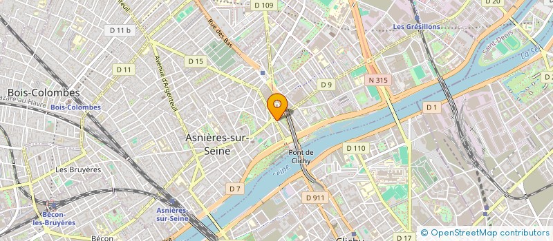 localisation de l'entreprise SMI TEC à ASNIERES-SUR-SEINE