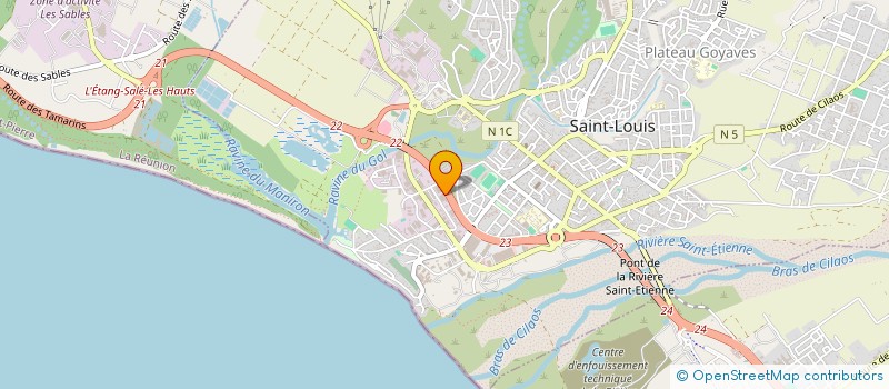 localisation de l'entreprise SMIE IMMOBILIER à SAINT-LOUIS