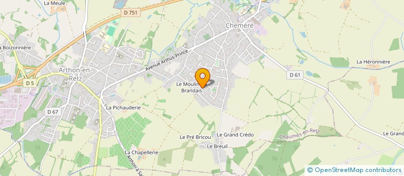 localisation de l'entreprise SMIL  CHAUMES-EN-RETZ