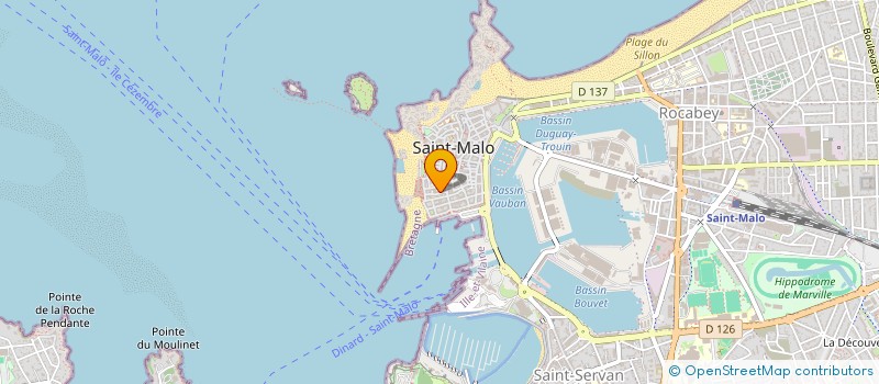 localisation de l'entreprise SMILE  SAINT-MALO