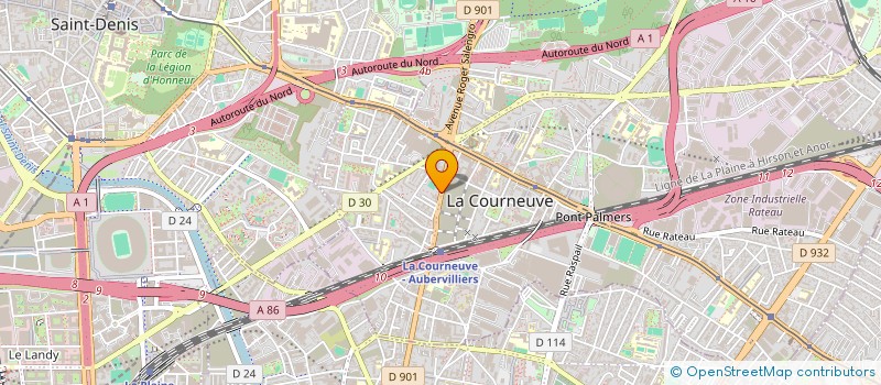 localisation de l'entreprise SMILE à LA COURNEUVE