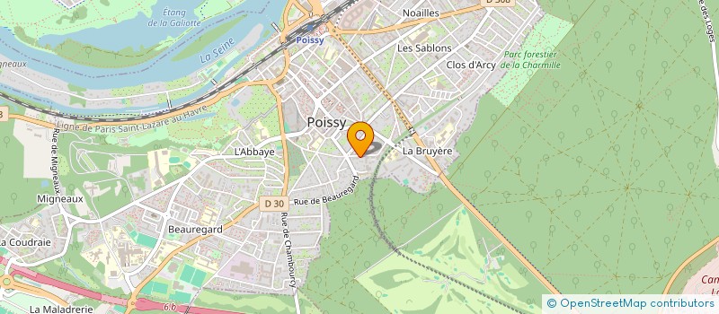 localisation de l'entreprise SMILE DANCE 78  POISSY