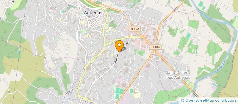 localisation de l'entreprise SMILE DE BELLANDE à AUBENAS