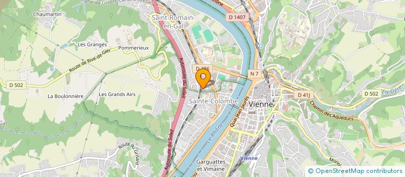 localisation de l'entreprise SMILE FITNESS  SAINT-ROMAIN-EN-GAL