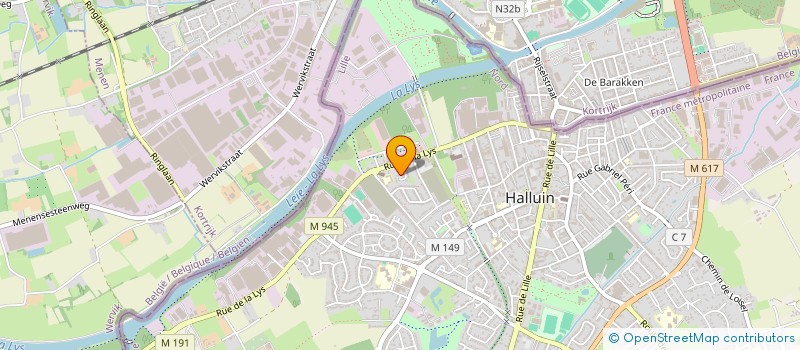 localisation de l'entreprise SMILE HOLDING  HALLUIN