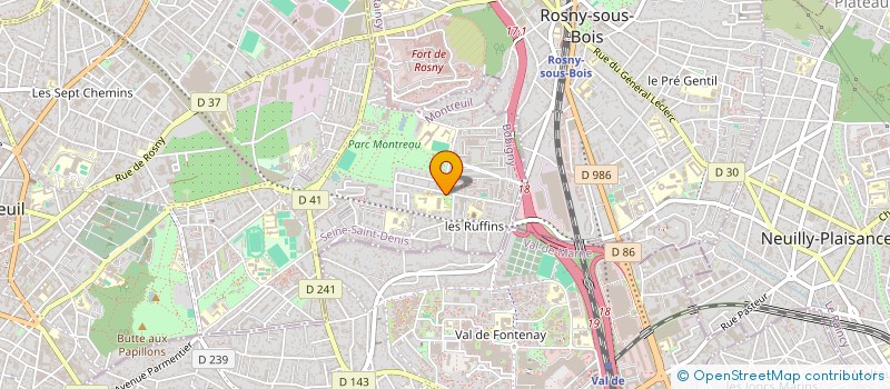 localisation de l'entreprise SMILE INC. à MONTREUIL