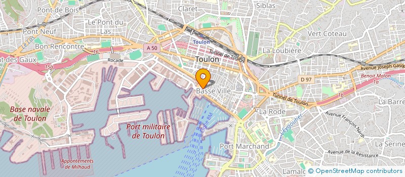 localisation de l'entreprise SMILE INVEST  TOULON