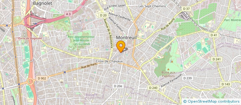 localisation de l'entreprise SMILE MOUVEMENT à MONTREUIL