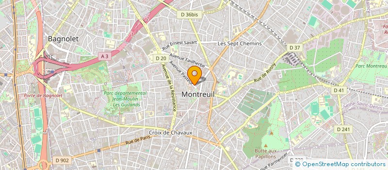 localisation de l'entreprise SMILE SERVICES PRO à MONTREUIL