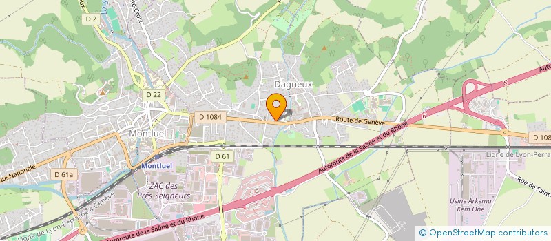 localisation de l'entreprise SMILE01 VTC  DAGNEUX