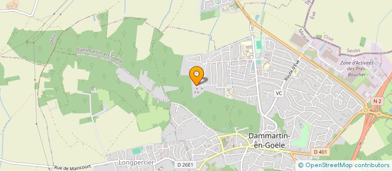 localisation de l'entreprise SMILETECH à DAMMARTIN-EN-GOELE