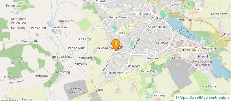 localisation de l'entreprise SMILIG à SAINT-RENAN