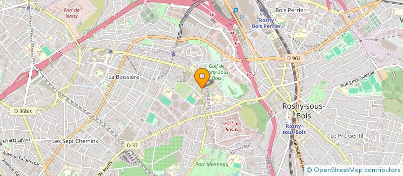 localisation de l'entreprise SMILY LABO à MONTREUIL