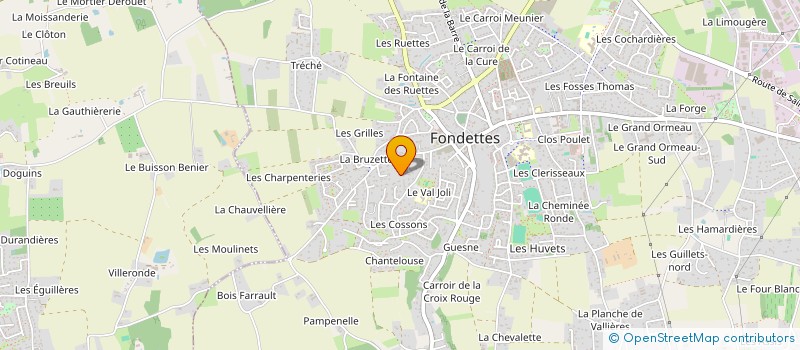 localisation de l'entreprise SMINVEST  FONDETTES