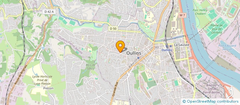 localisation de l'entreprise SMIPAC  OULLINS-PIERRE-BENITE