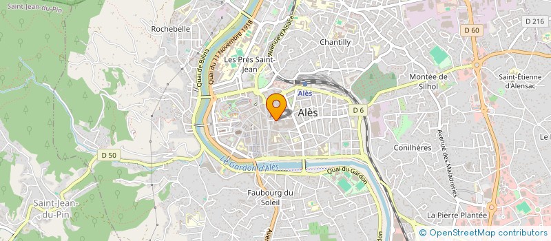 localisation de l'entreprise SMIRITOM DE LA ZONE NORD DU PLAN DEPARTEMENTAL DES DECHETS à ALES