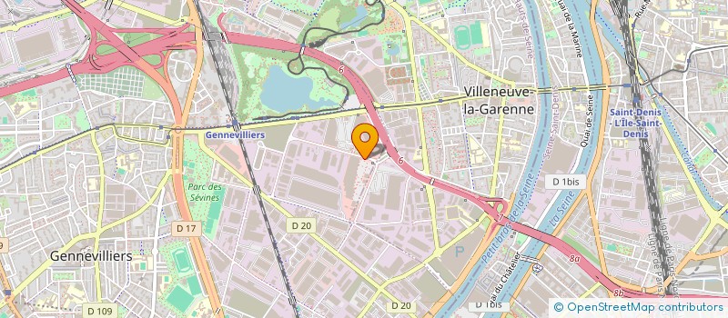 localisation de l'entreprise SMISS à GENNEVILLIERS