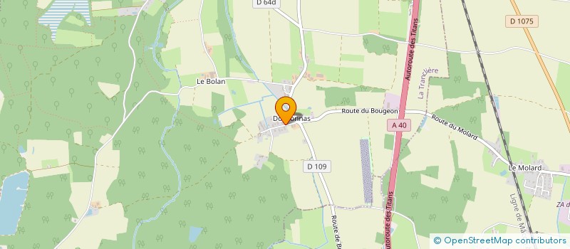 localisation de l'entreprise SMITE 23  LA TRANCLIERE