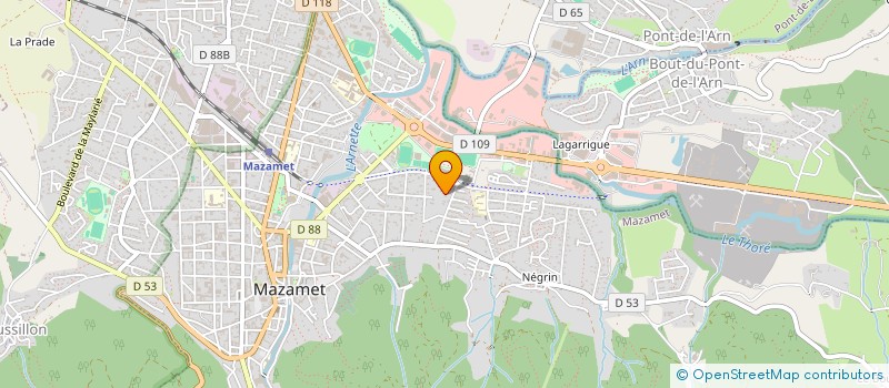 localisation de l'entreprise SMITH  MAZAMET