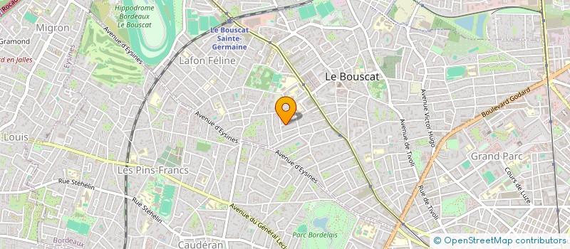 localisation de l'entreprise SMITH ET FILS  LE BOUSCAT