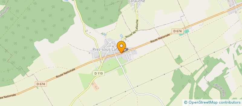 localisation de l'entreprise SMIVOM DE LA SAUNELLE à PREZ-SOUS-LAFAUCHE