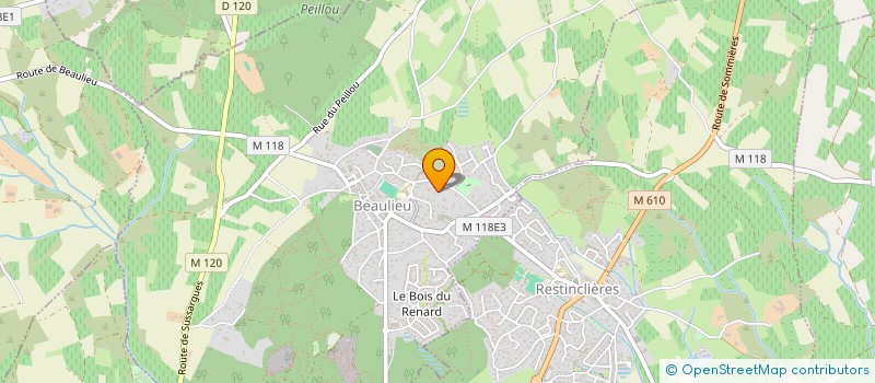 localisation de l'entreprise SMJ à BEAULIEU