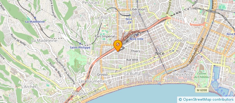 localisation de l'entreprise SMJ à NICE