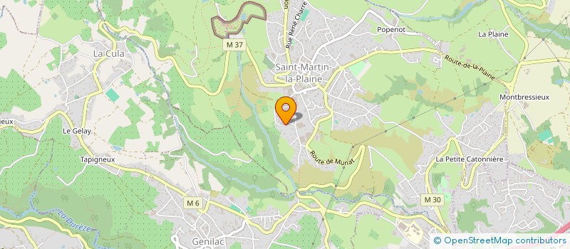 localisation de l'entreprise SMJ  SAINT-MARTIN-LA-PLAINE