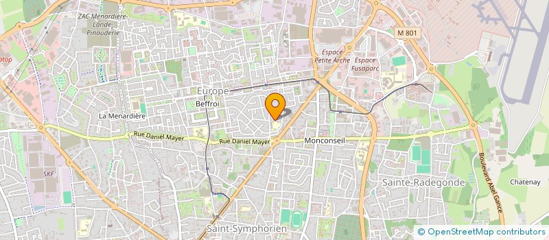 localisation de l'entreprise SMJ  TOURS