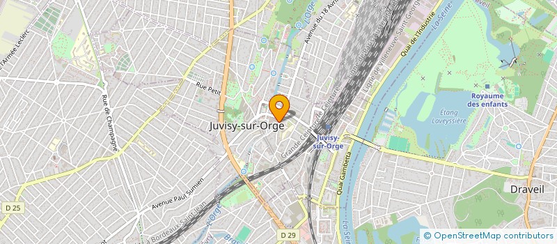 localisation de l'entreprise SMJ à JUVISY-SUR-ORGE