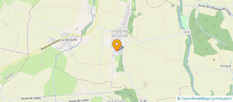 localisation de l'entreprise SMJ à LA BASTIDE-DE-LORDAT