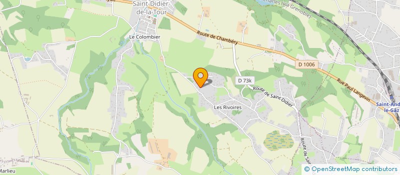 localisation de l'entreprise SMJ  SAINT-DIDIER-DE-LA-TOUR