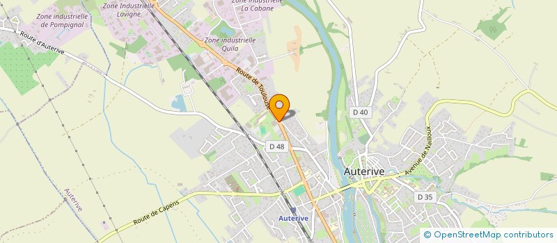 localisation de l'entreprise SMJ  AUTERIVE