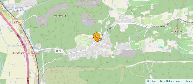 localisation de l'entreprise SMJ  MORNAS