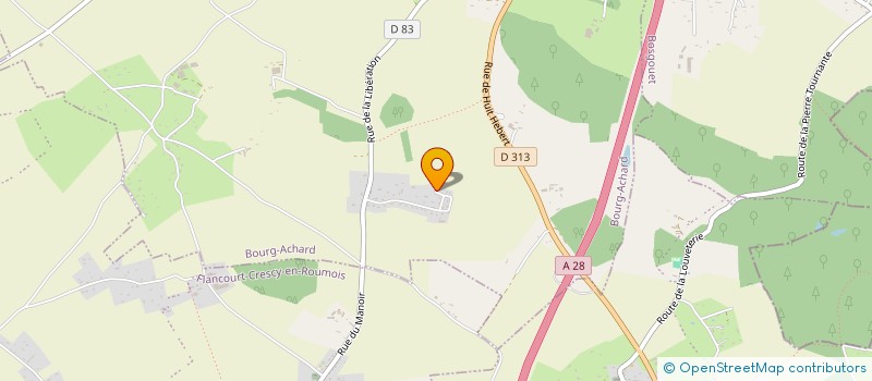 localisation de l'entreprise SMJ  BOURG-ACHARD