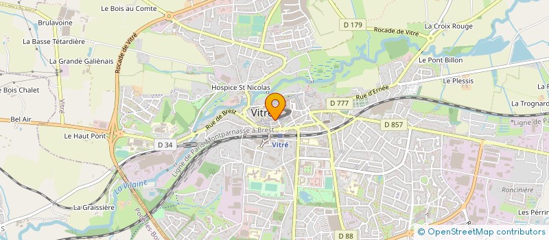 localisation de l'entreprise SMJ  VITRE