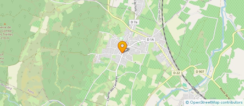 localisation de l'entreprise SMJ  FONS