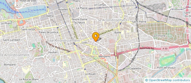 localisation de l'entreprise SMJ BEAUTY à MARSEILLE