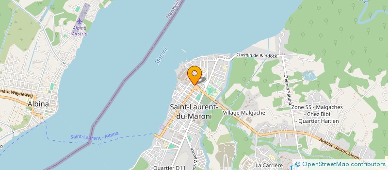 localisation de l'entreprise SMJ CONSEILS à SAINT LAURENT DU MARONI