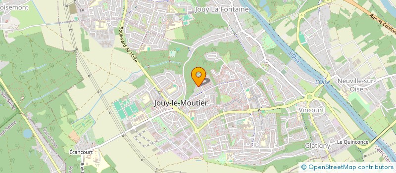 localisation de l'entreprise SMJ FINANCE  JOUY-LE-MOUTIER