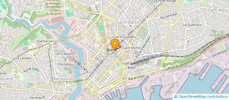 localisation de l'entreprise SMJ LIBERTE  BREST