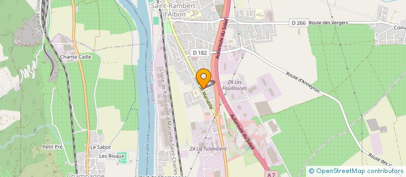 localisation de l'entreprise SMJ MAINTENANCE INDUSTRIELLE  ALBON